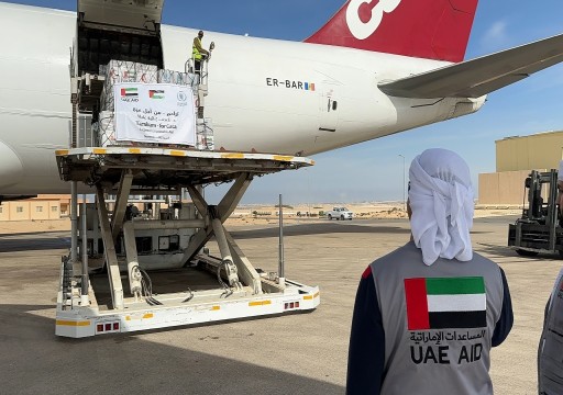 الإمارات ترسل 139 طائرة إغاثة لسكان غزة