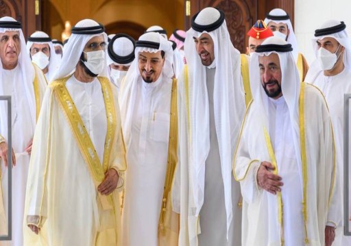 رئيس الدولة يستقبل حكام الإمارات وأولياء العهود والشيوخ بمناسبة عيد الأضحى