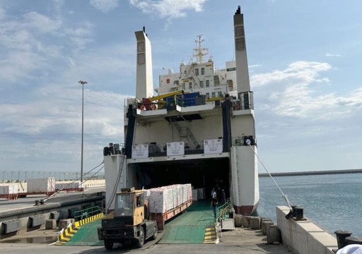 الثانية منذ بدء العدوان الإسرائيلي.. الإمارات ترسل سفينة تحمل 4544 طن مساعدات لغزة