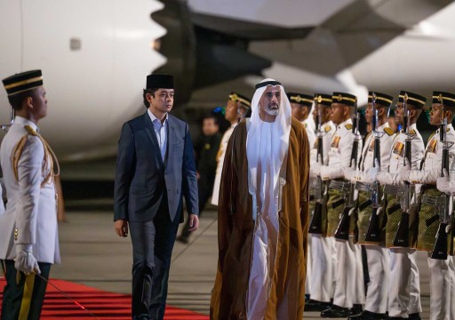 خالد بن محمد بن زايد يصل ماليزيا في زيارة رسمية