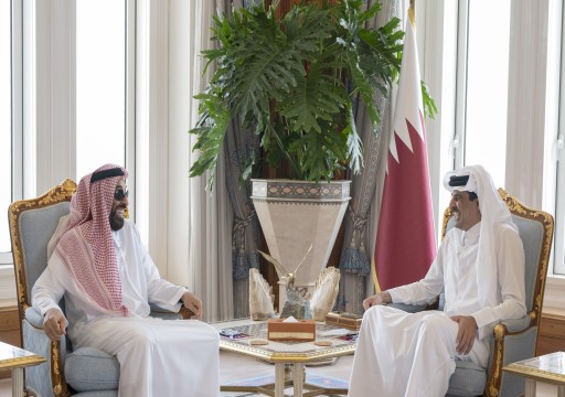 طحنون بن زايد يزور الدوحة ويلتقي أمير قطر
