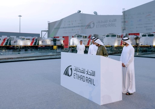 محمد بن راشد يدشن شبكة السكك الحديدية الوطنية ويطلق العمليات التشغيلية لقطار البضائع