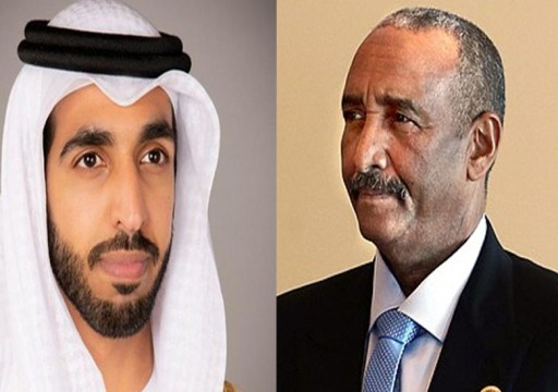 شخبوط بن نهيان يبحث مع رئيس مجلس السيادة السوداني تطورات "الاتفاق الإطاري"