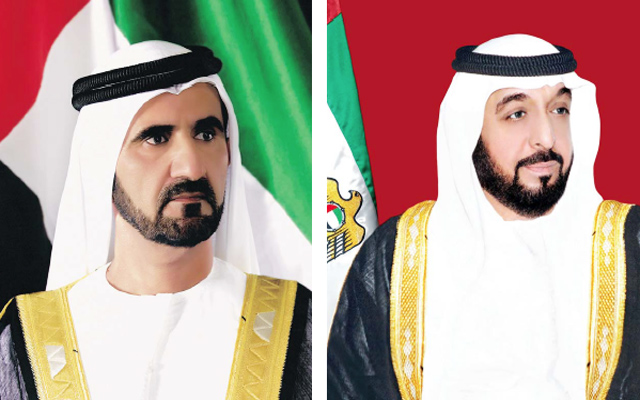 رئيس الدولة ونائبه يهنئان العاهل السعودي باختياره شخصية العام الثقافية