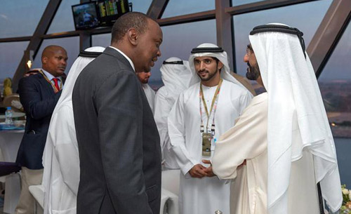 محمد بن راشد يلتقي رئيسي كينيا وصربيا على هامش سباق الفورمولا-1