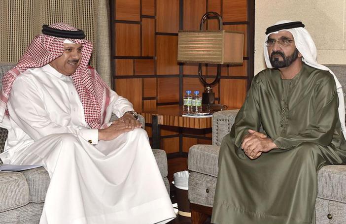 محمد بن راشد والزياني يبحثان جدول أعمال قمة الدوحة